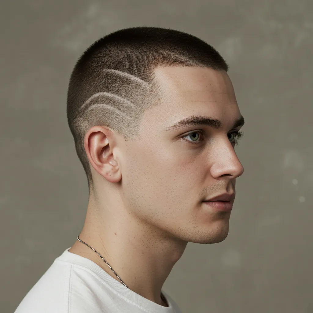 Induction Cut Buzz Cut - Style 1